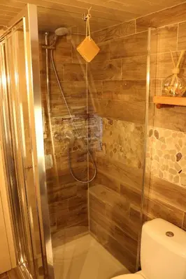 Ein Badezimmer in der Unterkunft Meine kleine Ecke