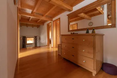 Küche/Küchenzeile in der Unterkunft Chalet Domaine de la Famille te Arbaz