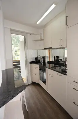 Küche/Küchenzeile in der Unterkunft Studio Willimann Haus Dala im 4 Stock