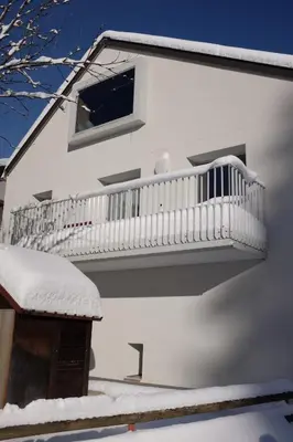 Ein Balkon oder eine Terrasse in der Unterkunft UnderDach Holiday House