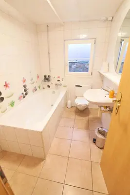 Ein Badezimmer in der Unterkunft Ferrari Apartment