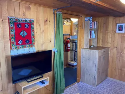 TV/Unterhaltungsangebot in der Unterkunft Chalet Alphütte