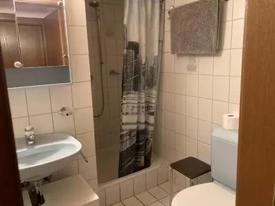 Ein Badezimmer in der Unterkunft Chalet Gerbera