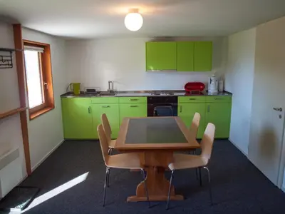 Küche/Küchenzeile in der Unterkunft Chalet Bergfink