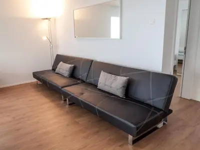 Ein Sitzbereich in der Unterkunft Chalet Avista