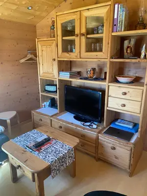 TV/Unterhaltungsangebot in der Unterkunft Alphütte Bielerhüs