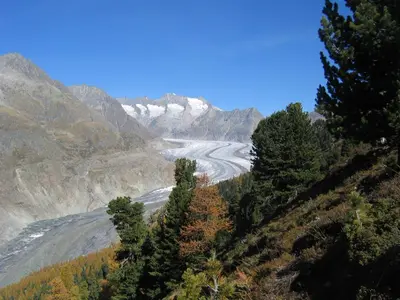 Naturlandschaft in der Nähe des Chalets