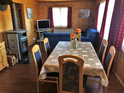 TV/Unterhaltungsangebot in der Unterkunft Chalet Bärgsunna