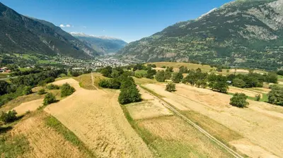 Naturlandschaft in der Nähe des Hostels