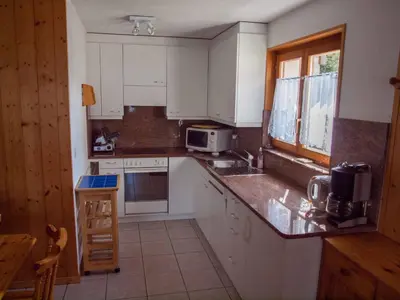 Küche/Küchenzeile in der Unterkunft Chalet Silberdistel