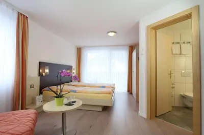 Ein Bett oder Betten in einem Zimmer der Unterkunft Feehof