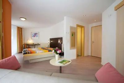 Ein Bett oder Betten in einem Zimmer der Unterkunft Feehof