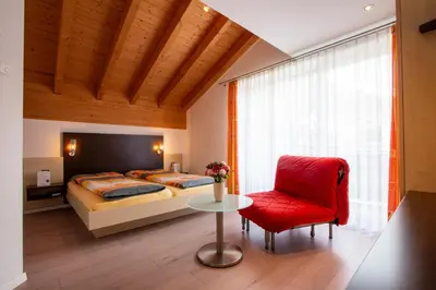 Ein Bett oder Betten in einem Zimmer der Unterkunft Feehof