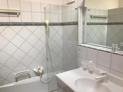 Ein Badezimmer in der Unterkunft Chalet Guggenbiel