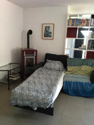 Ein Bett oder Betten in einem Zimmer der Unterkunft Casa in Königs GarteN