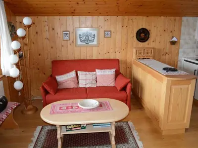 Küche/Küchenzeile in der Unterkunft Apartment Résidence Sonnegg - Herrli by Interhome