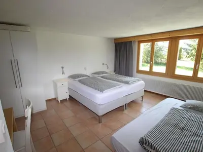 Ein Bett oder Betten in einem Zimmer der Unterkunft Apartment Möösli by Interhome