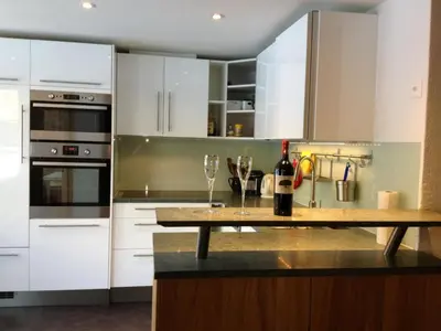 Küche/Küchenzeile in der Unterkunft Apartment Lischenhaus - Strubel by Interhome
