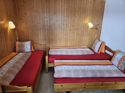 Ein Bett oder Betten in einem Zimmer der Unterkunft Apartment Amiel EG Süd by Interhome