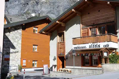 Das Gebäude in dem sich die Ferienwohnung befindet