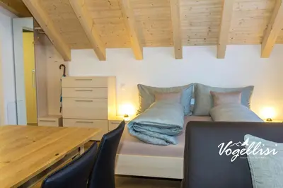 Ein Sitzbereich in der Unterkunft Hotel Bären