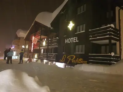 Hotel Le Postillion im Winter