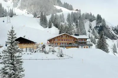 Alpinhotel Bort im Winter