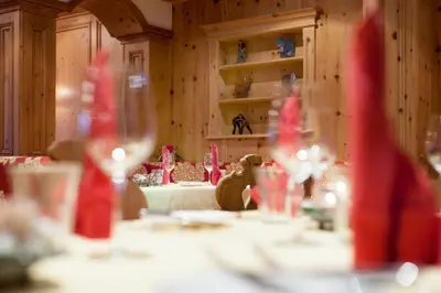 Getränke in der Unterkunft Sporthotel Wildstrubel