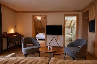 TV/Unterhaltungsangebot in der Unterkunft Hotel Alpenland
