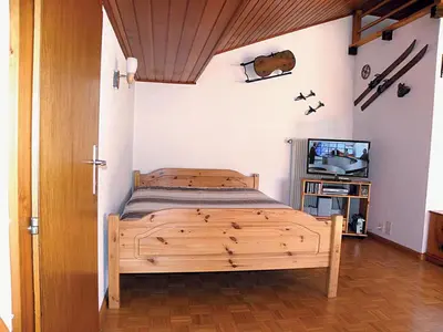 Ein Bett oder Betten in einem Zimmer der Unterkunft La Montagnette, VERCORIN