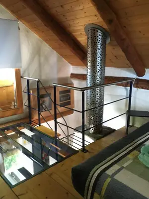 Ein Bett oder Betten in einem Zimmer der Unterkunft Casa Poiana