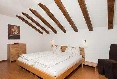Ein Bett oder Betten in einem Zimmer der Unterkunft Haus Granit