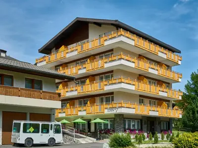 Das Gebäude in dem sich das Hotel befindet