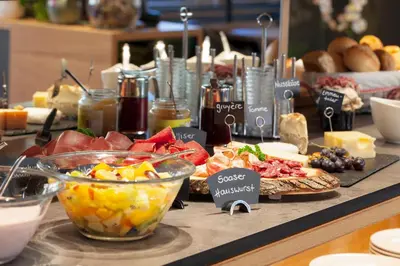 Essen im Hotel oder in der Nähe