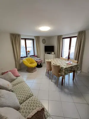 Ein Sitzbereich in der Unterkunft Casa Chiara