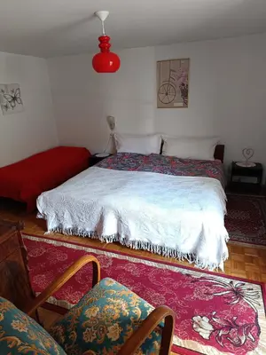 Ein Bett oder Betten in einem Zimmer der Unterkunft Casa Chiara