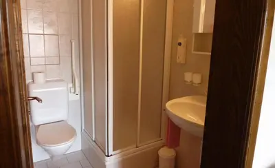 Ein Badezimmer in der Unterkunft Hotel Central