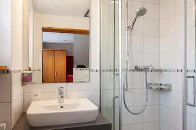 Ein Badezimmer in der Unterkunft Hotel Jägerhof