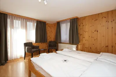 Ein Bett oder Betten in einem Zimmer der Unterkunft Chalet Felderhof