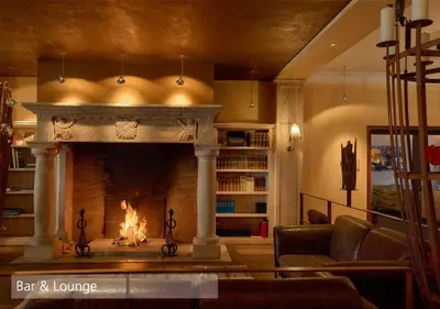 Ein Sitzbereich in der Unterkunft Lenkerhof gourmet spa resort - Relais & Châteaux