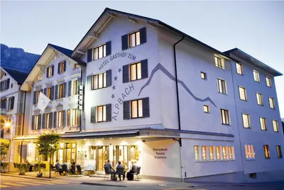 Das Gebäude in dem sich das Gasthaus befindet