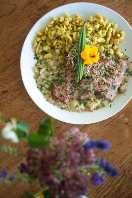 Essen im Gasthaus oder in der Nähe