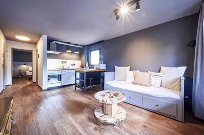 Küche/Küchenzeile in der Unterkunft Stay Switzerland Apartments