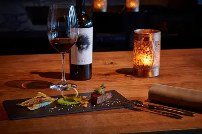 Getränke in der Unterkunft Victoria - Alpine Boutique Hotel & Fine Dining