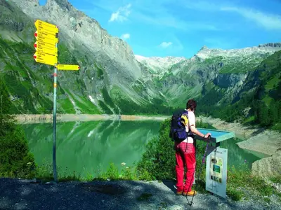 Naturlandschaft in der Nähe des Chalets