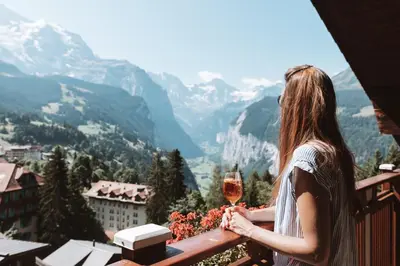 Naturlandschaft in der Nähe des Hotels