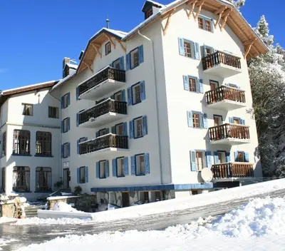 Das Gebäude in dem sich das Hotel befindet