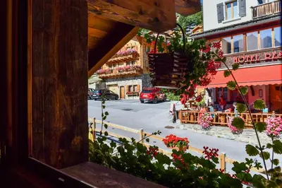 Das Gebäude in dem sich das Gasthaus befindet