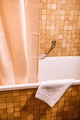 Ein Badezimmer in der Unterkunft Waldhuus Bellary