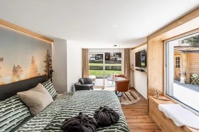 Grundriss der Unterkunft Dalias Ferienparadies Apartment ENZIAN - Studio ALPENROSE